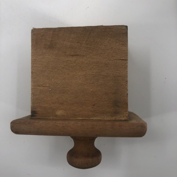 Vintage HARRAS 59 Cast Iron Grinder Table Mounted Wood Block Handle Germany - Picture 11 of 16